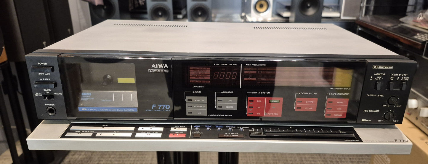 AIWA AD-F770 Piastra a cassette di alta gamma usato vintage