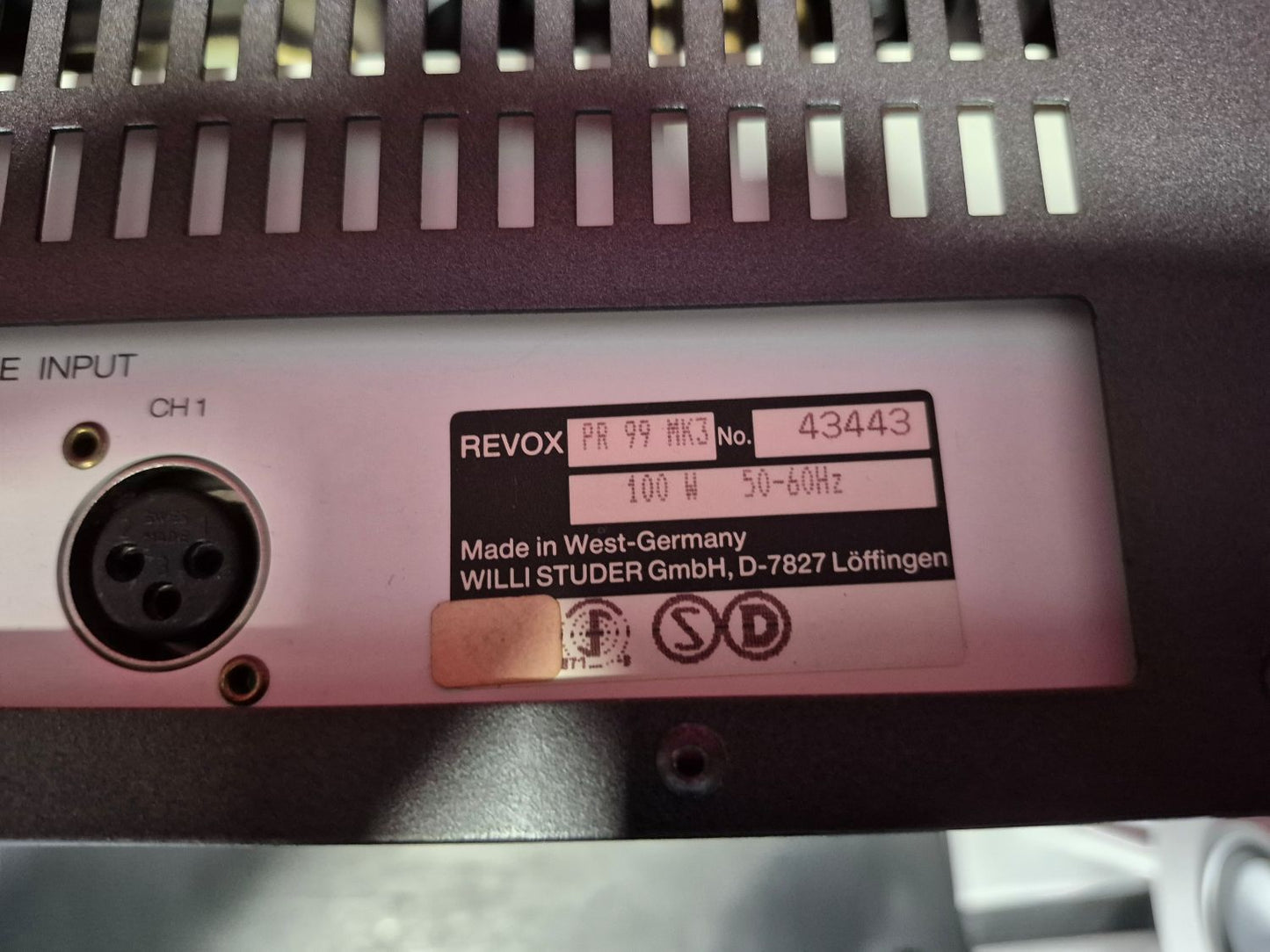 REVOX PR-99 Mk3 Registratore a bobine da studio