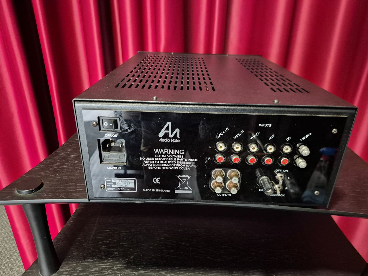 AUDIO NOTE M1 PHONO Premplificatore a valvole TOP
