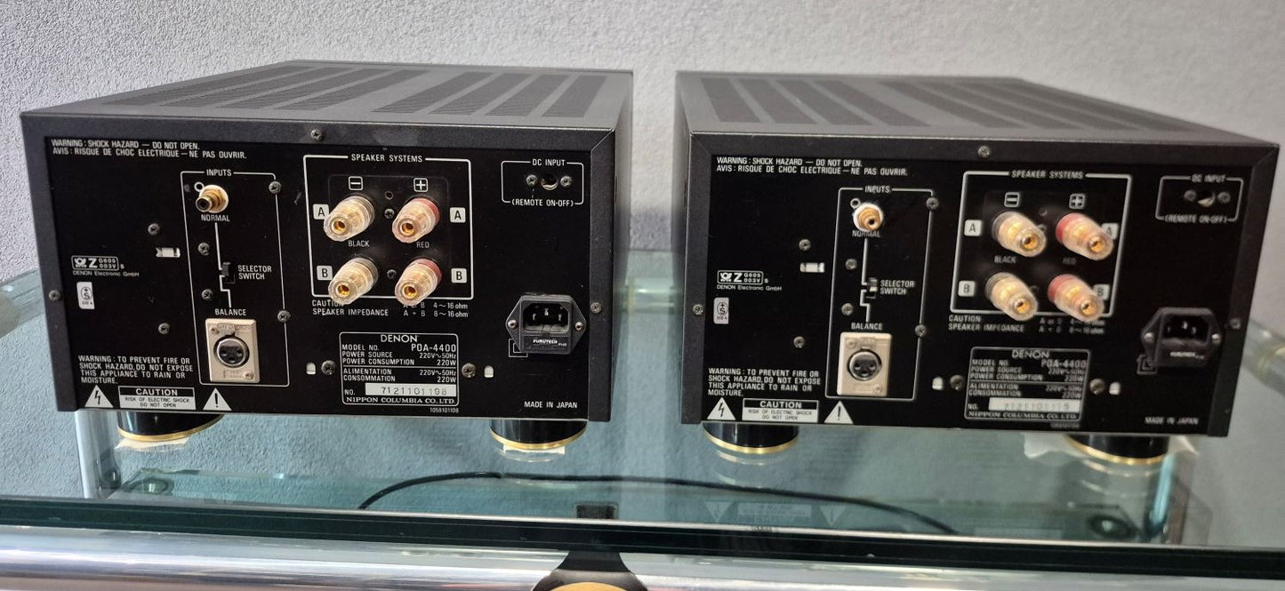 DENON POA-4400 Coppia finali di potenza monofonici