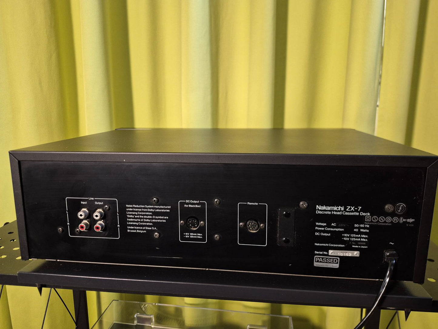 NAKAMICHI ZX-7 Piastra di registrazione TOP
