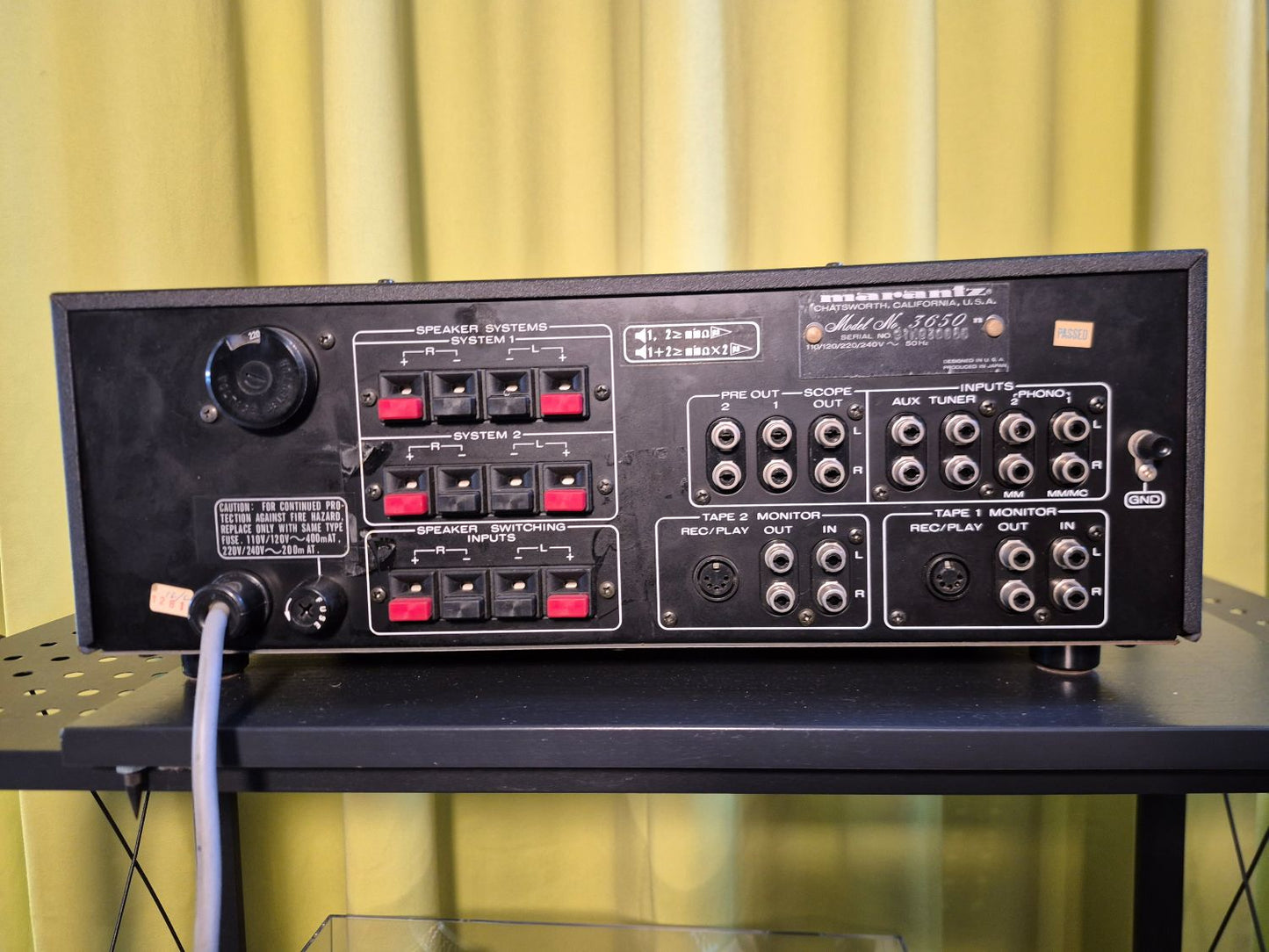 MARANTZ Mod.3650 - Preamplificatore