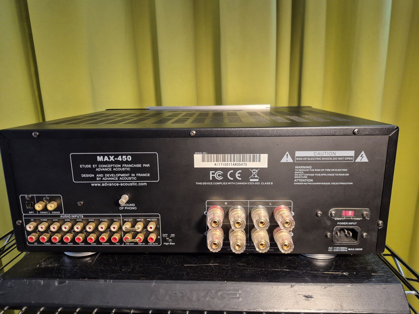 ADVANCE ACOUSTIC MAX-450 Amplificatore integrato con DAC