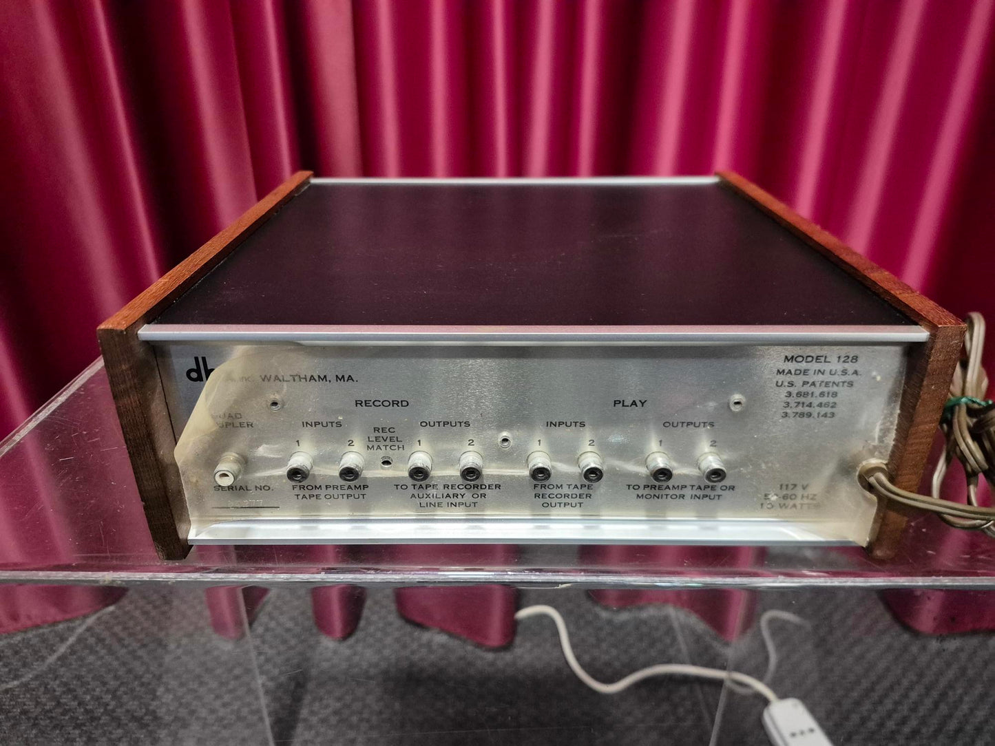 DBX 128 Compressore/Espansore di dinamica - Sistema di riduzione del rumore