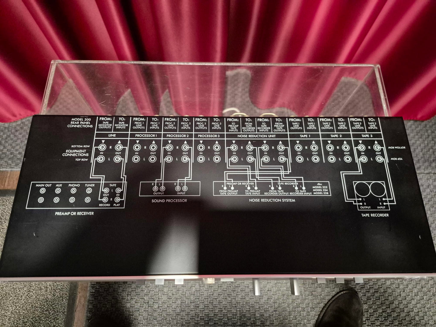 DBX 200 - Program Route Selector - Selettore di ingressi