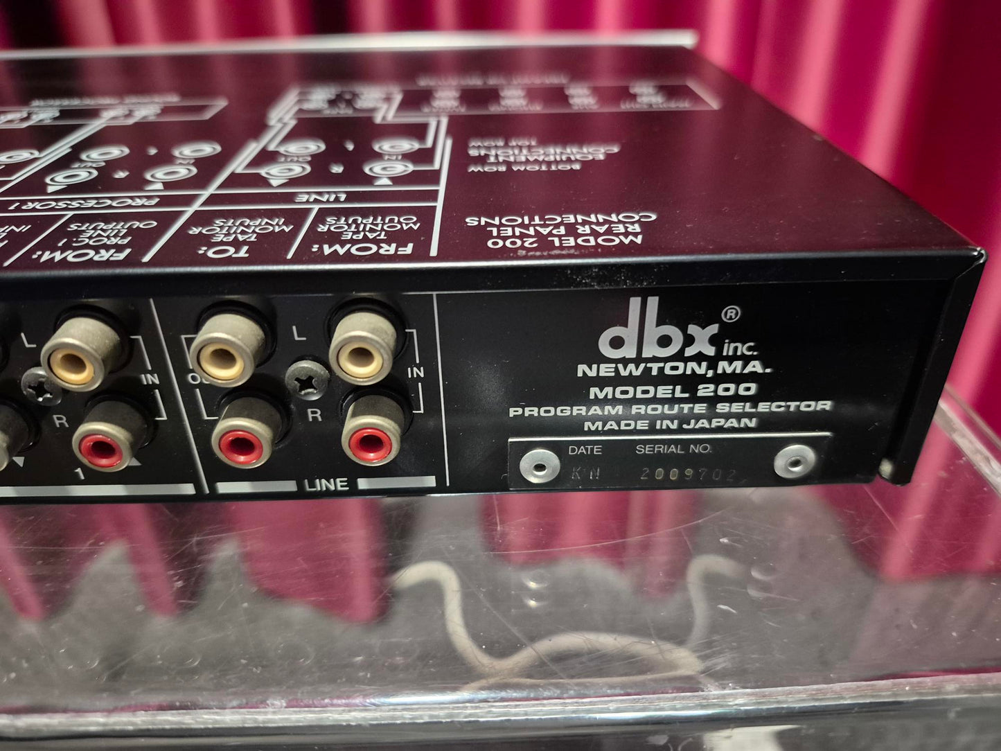 DBX 200 - Program Route Selector - Selettore di ingressi