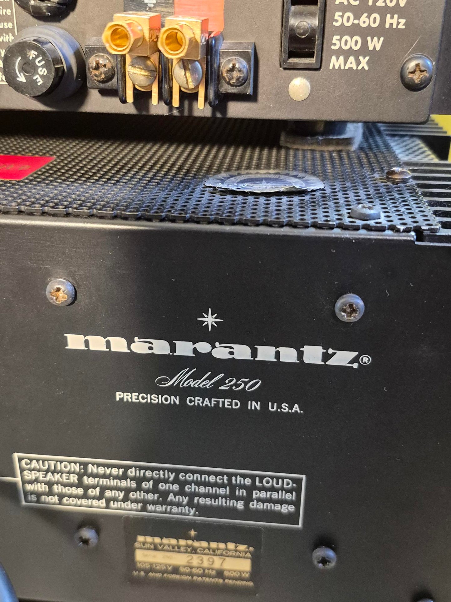 MARANTZ Trittico vintage da vetrina Mod.3300 + 250 + one hundred