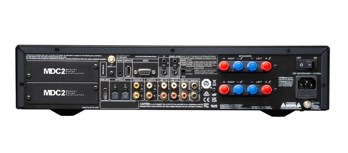 NAD C 379 - Amplificatore Dac Ibrido Digitale
