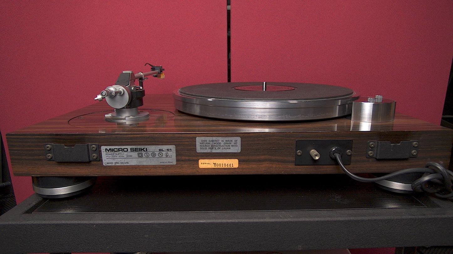 MICRO SEIKI BL51 Giradischi Vintage Very Cool