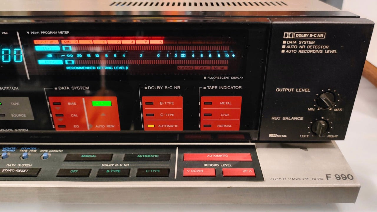 AIWA AD-F990 Piastra a cassette top di gamma usato vintage