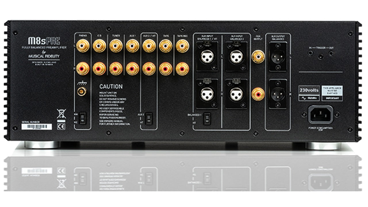 MUSICAL FIDELITY M8S-PRE + M8S-500S Pre+finale hi-end ex-demo