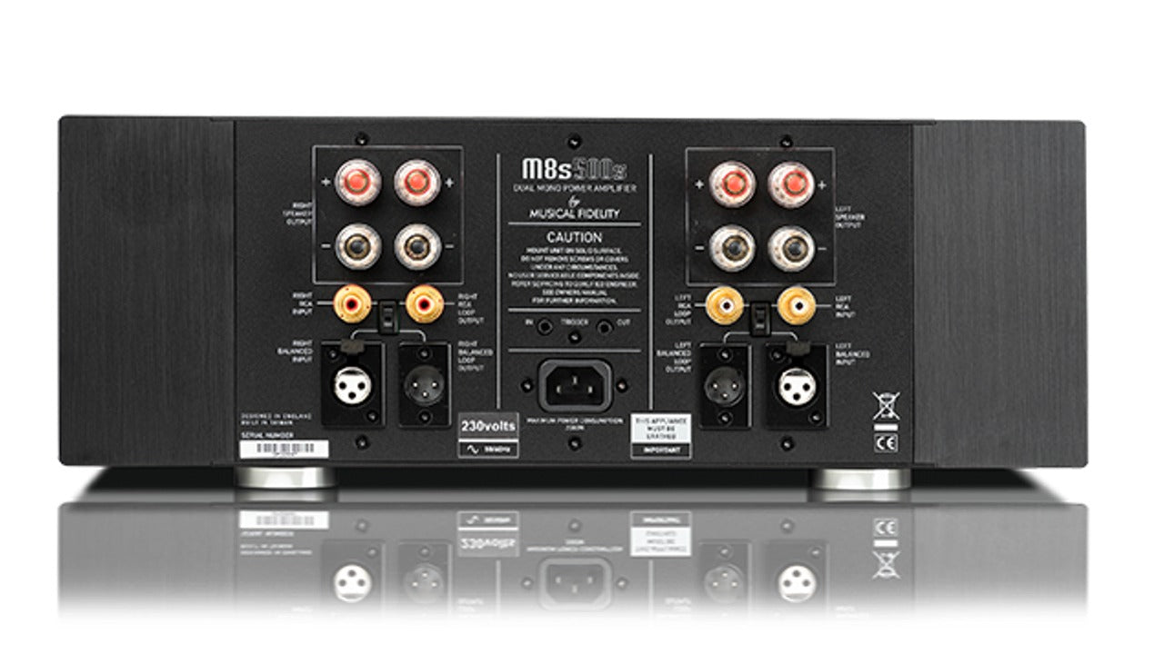 MUSICAL FIDELITY M8S-PRE + M8S-500S Pre+finale hi-end ex-demo