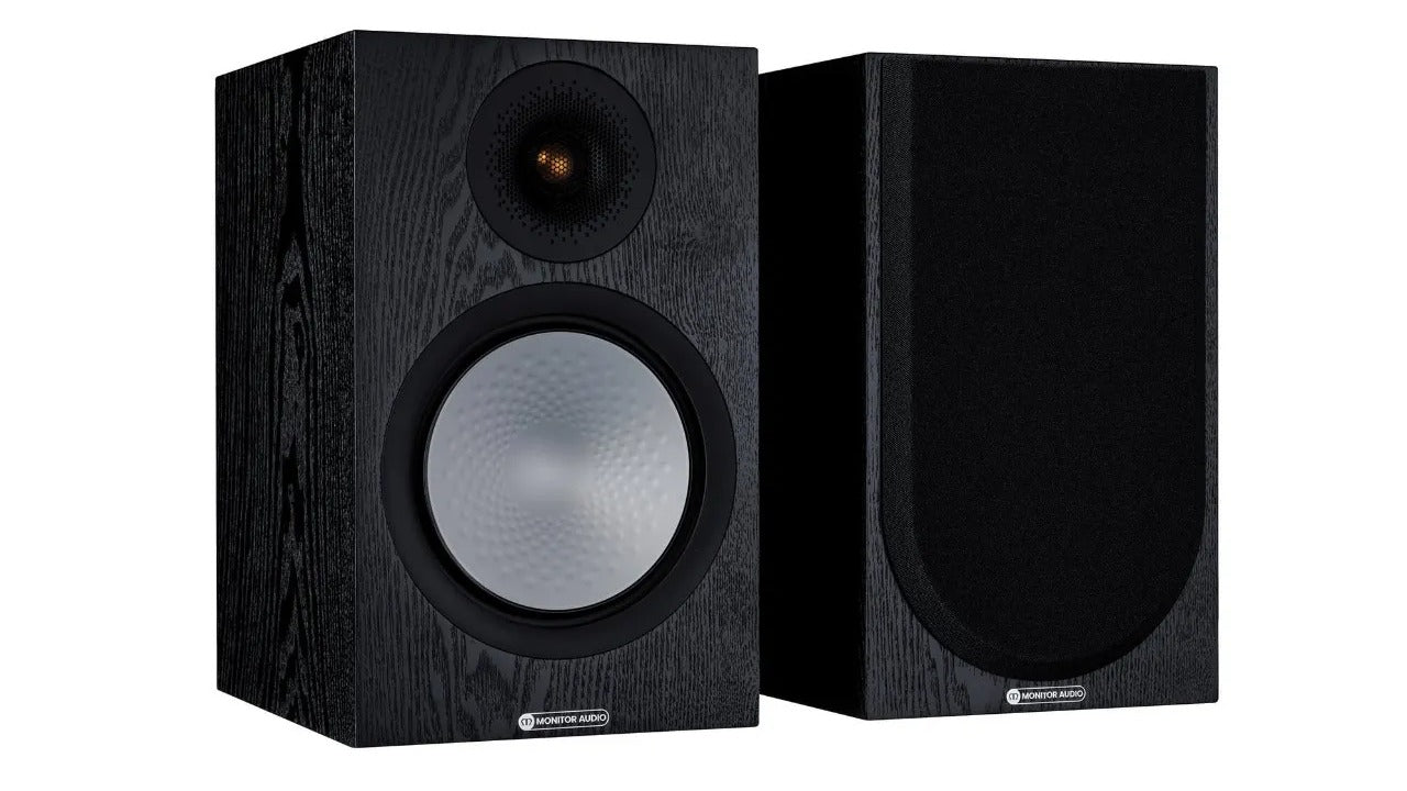 Monitor Audio Silver 100 7g coppia diffusori da scaffale black oak ex-display