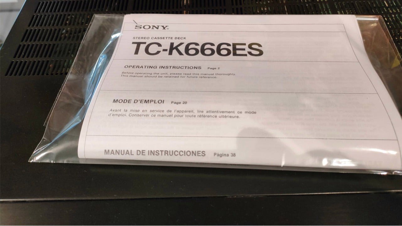 SONY TC-K666ES piastra cassette hi-fi usato top
