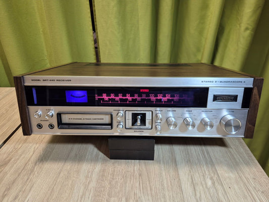 SUPERSCOPE Sintoamplificatore quadrifonico con lettore di cassette stereo 8