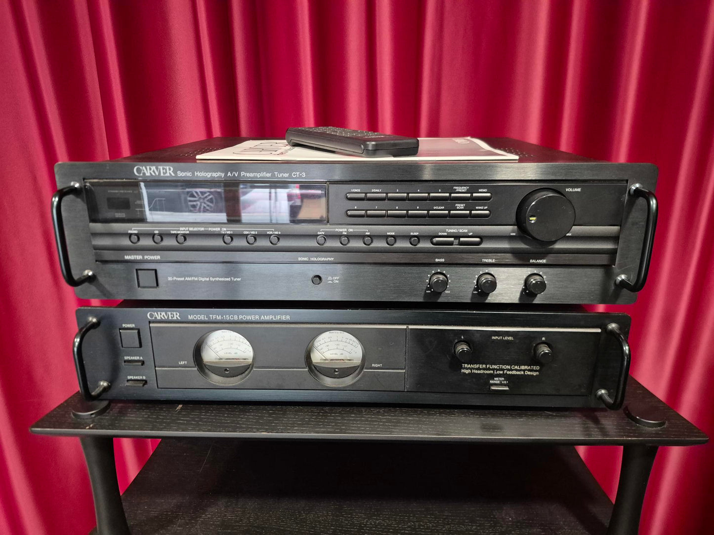 CARVER Sintopreamplificatore AV e finale di potenza.