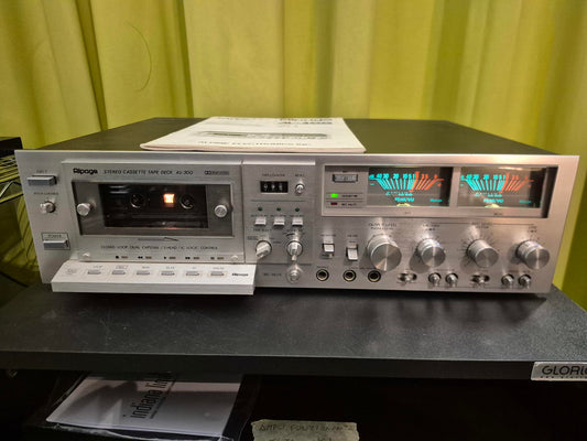 ALPAGE - Piastra di registrazione a cassette vintage TOP