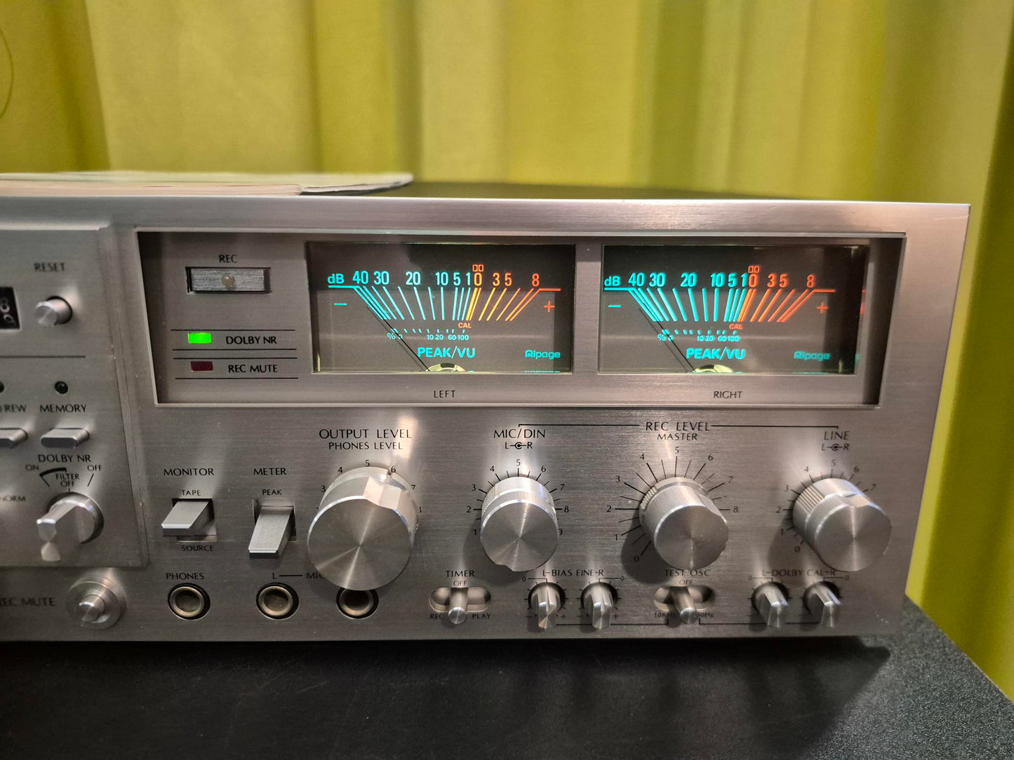 ALPAGE - Piastra di registrazione a cassette vintage TOP