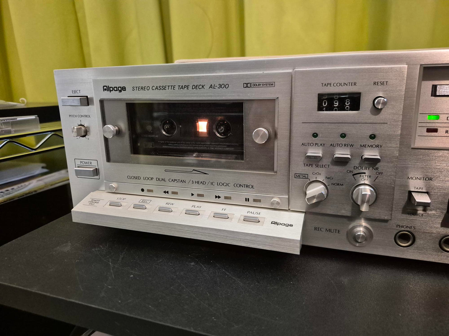 ALPAGE - Piastra di registrazione a cassette vintage TOP