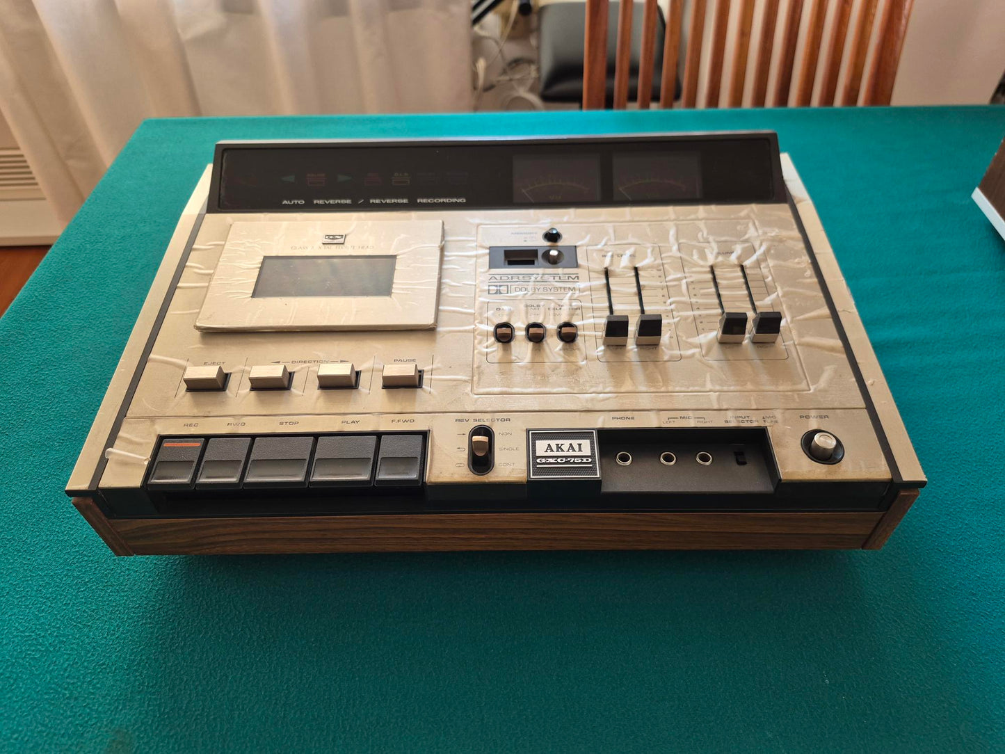 AKAI - Piastra di registrazione GXC 75 D NOS (New Old Stock)