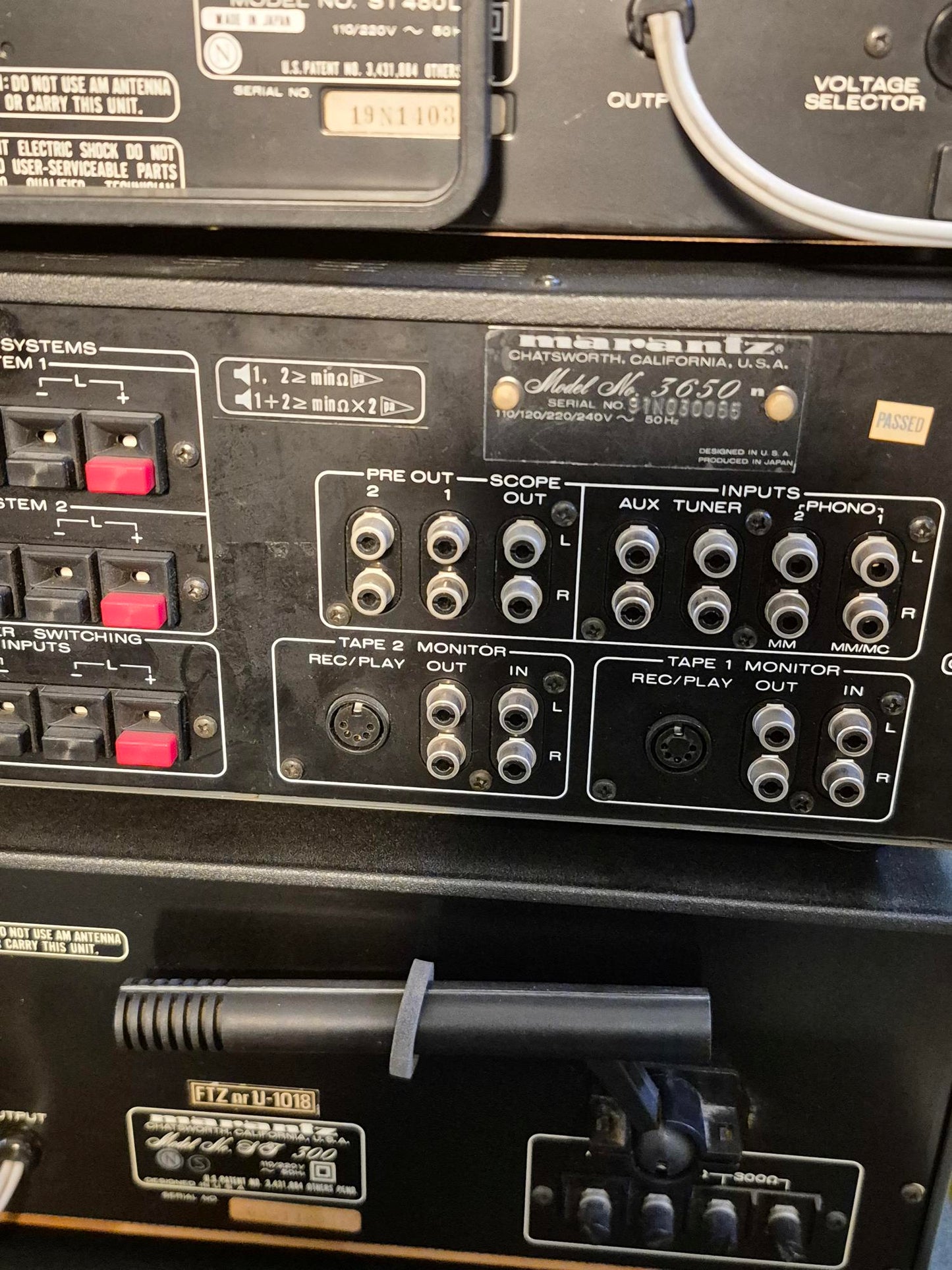 MARANTZ Pre e finale Vintage Mod.3650 + finale One Hundred