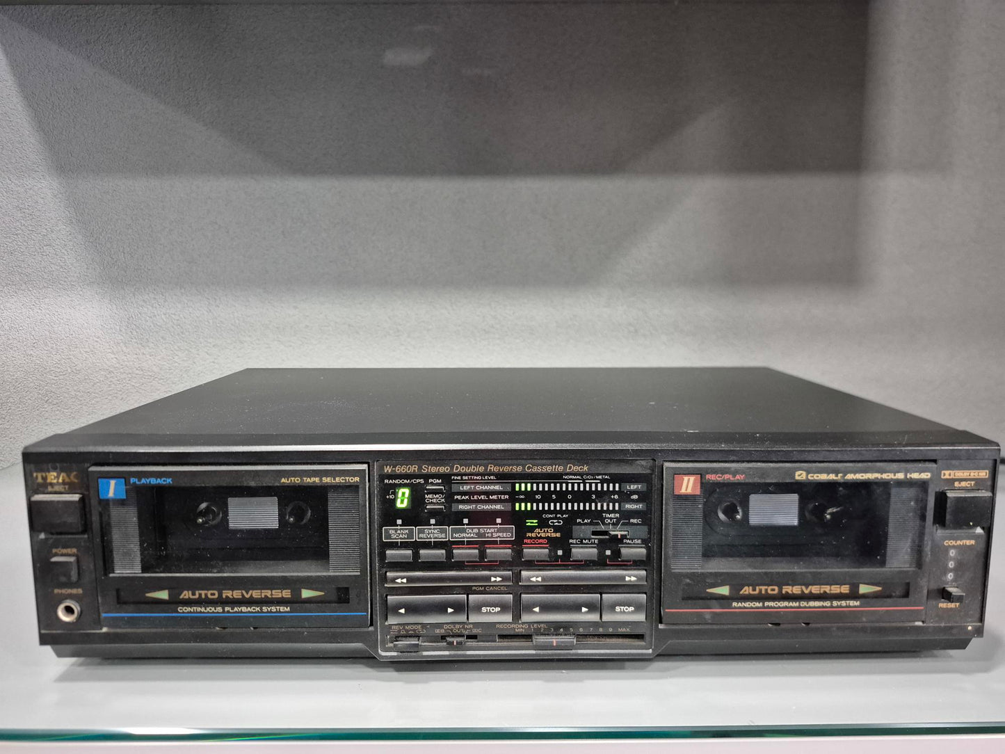 TEAC W-660R Doppia piastra di registrazione a cassette