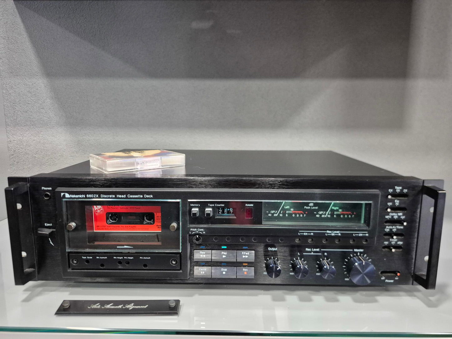 NAKAMICHI 660ZX Piastra di registrazione TOP