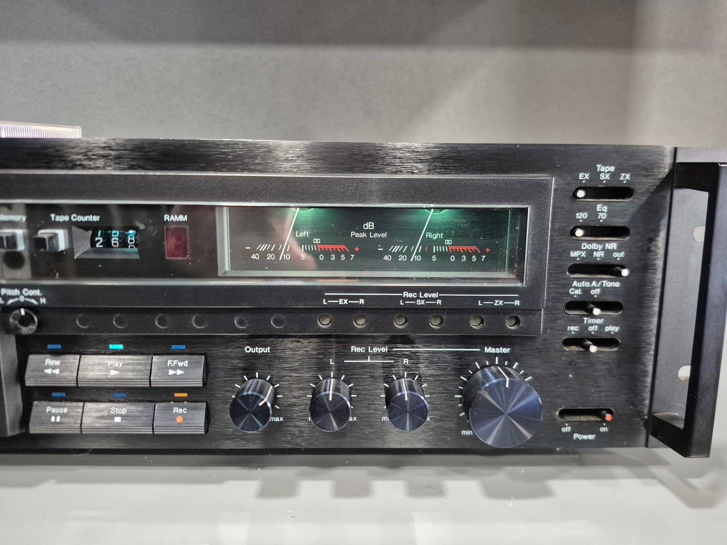 NAKAMICHI 660ZX Piastra di registrazione TOP