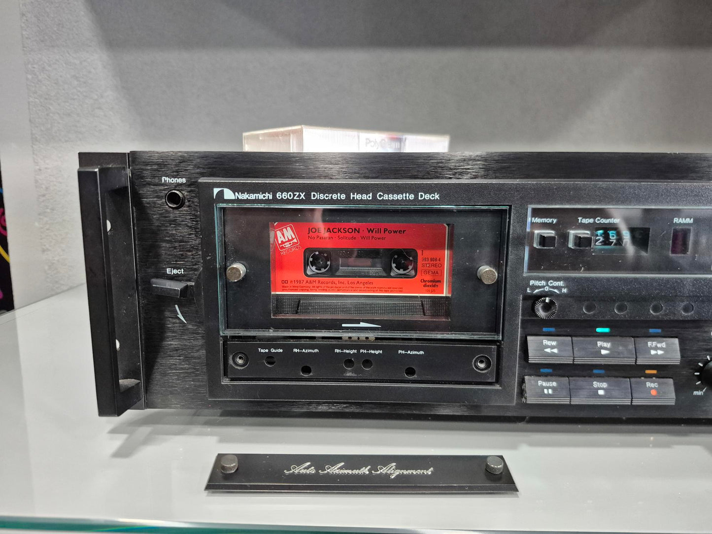 NAKAMICHI 660ZX Piastra di registrazione TOP