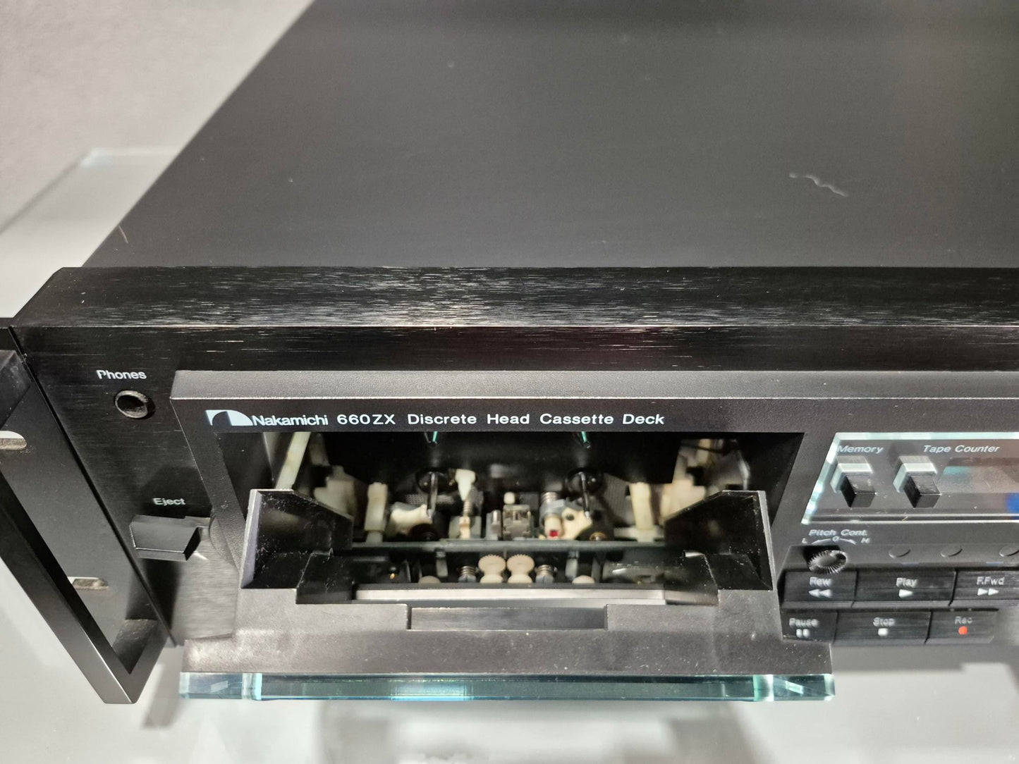 NAKAMICHI 660ZX Piastra di registrazione TOP