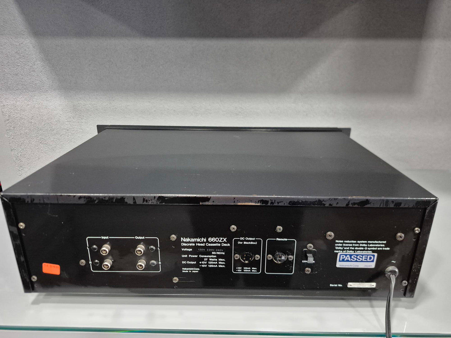 NAKAMICHI 660ZX Piastra di registrazione TOP