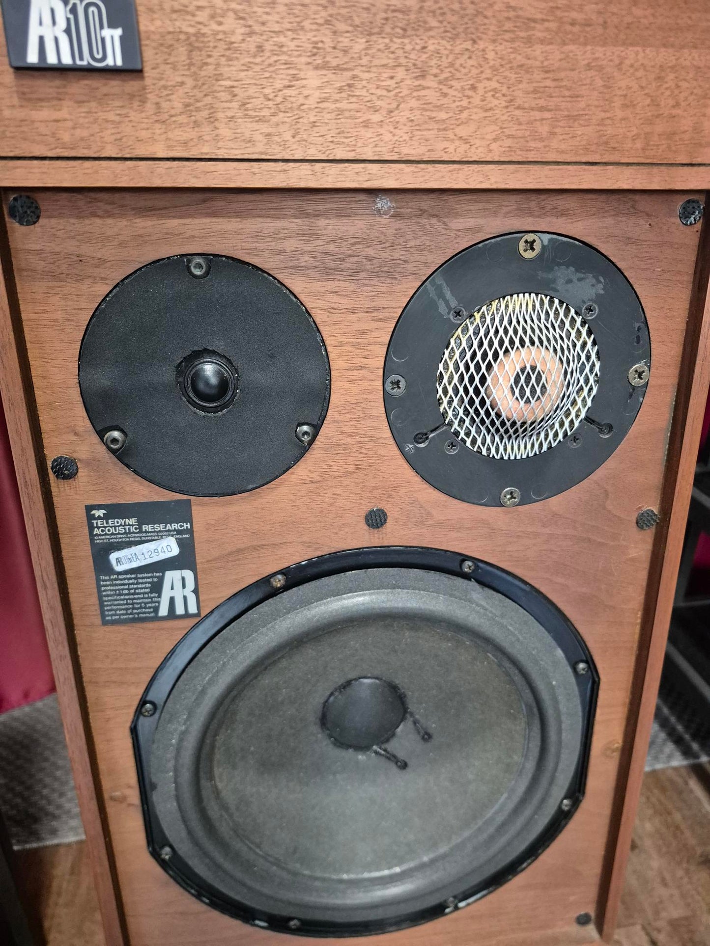 AR Acoustic Research Mod.10 Pigreco - Diffusori acustici storici