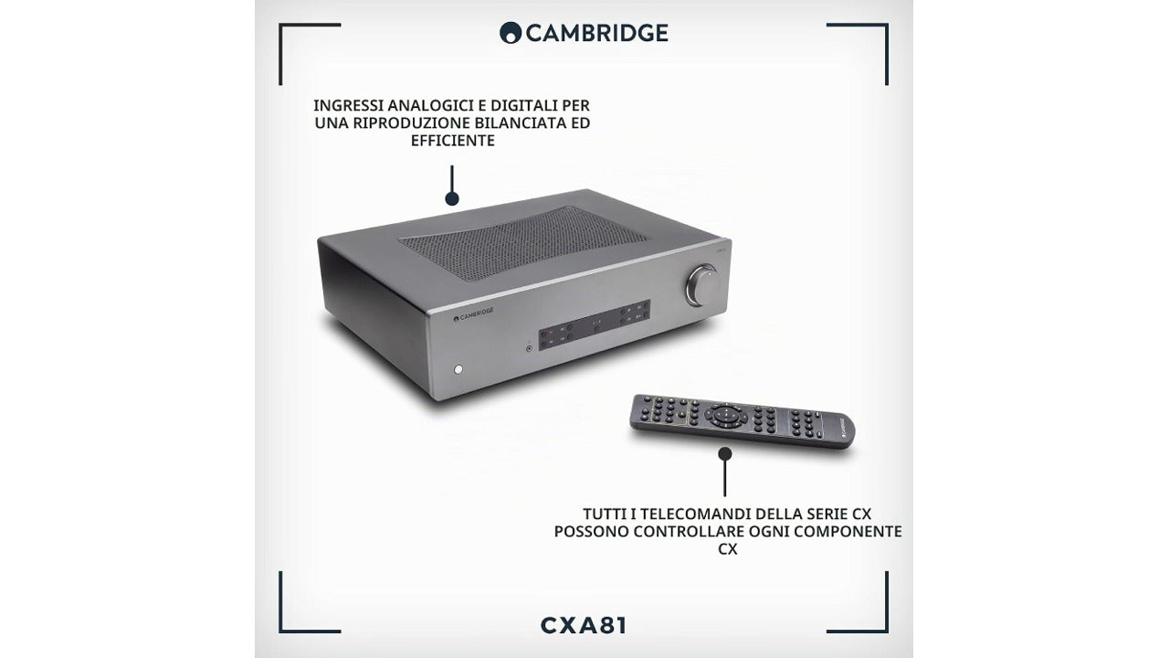 Cambridge Audio CX-A81  Amplificatore Integrato - British sound - usato top