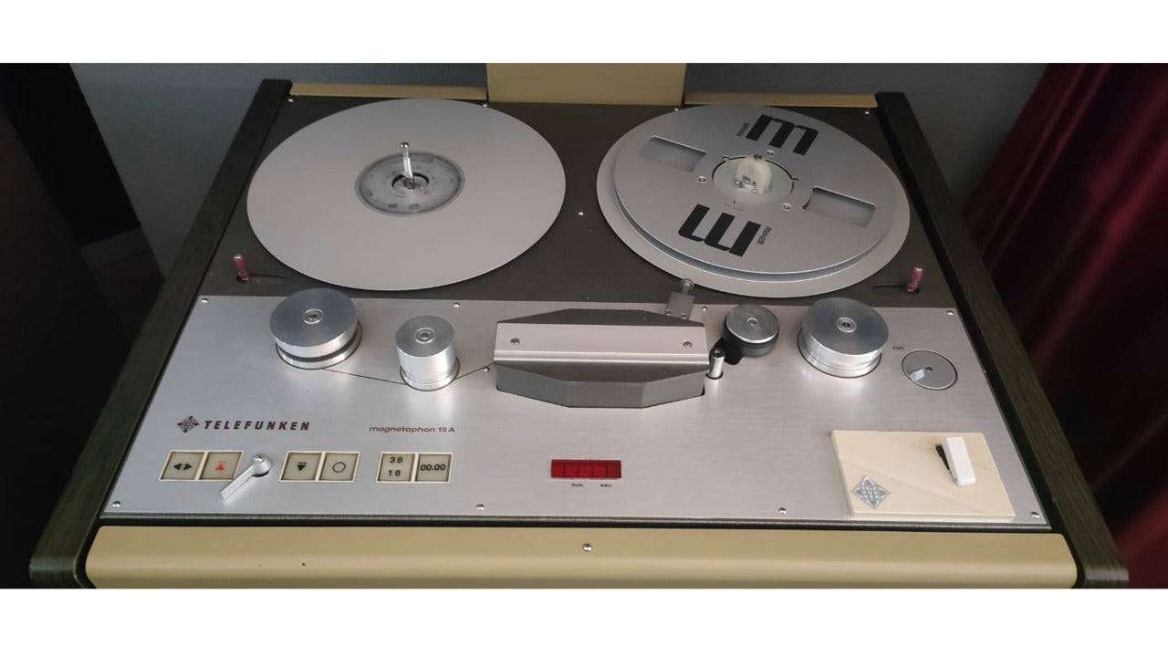 Telefunken Magnetophon 15 A Registratore a bobine professionale 2 track 19/38 cms