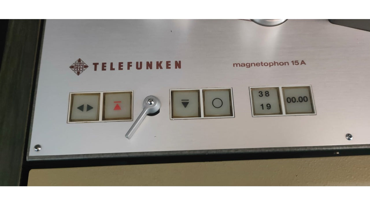 Telefunken Magnetophon 15 A Registratore a bobine professionale 2 track 19/38 cms