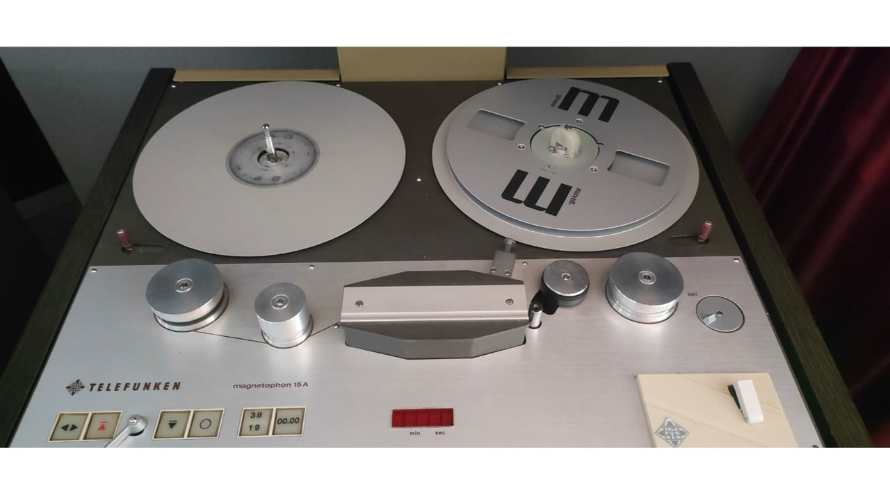 Telefunken Magnetophon 15 A Registratore a bobine professionale 2 track 19/38 cms