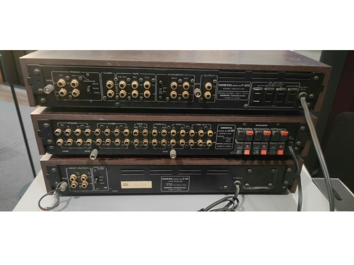 ONKYO P-303 U-30 E-30 M-505 Top Vintage serie