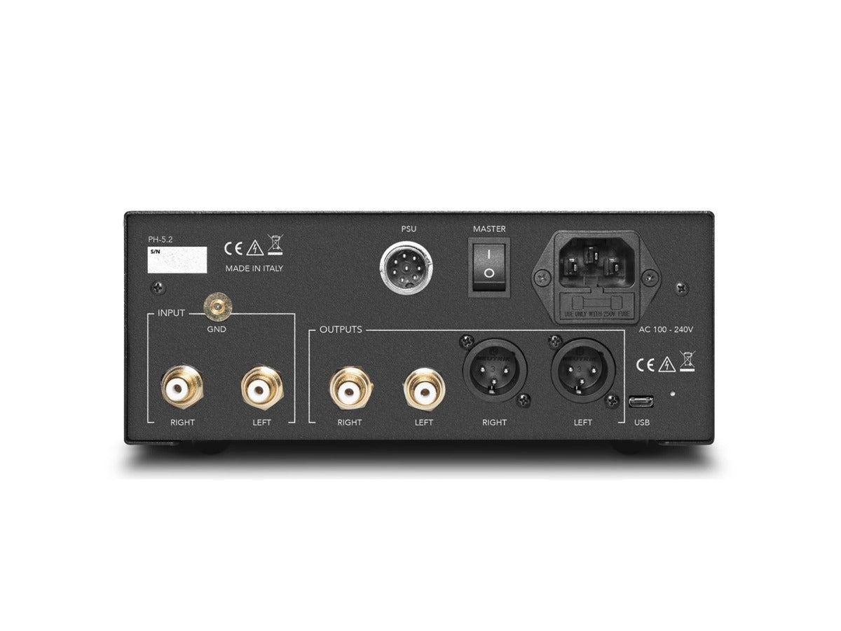 GOLD NOTE PH-5.2 Nero - Preamplificatore Phono con curve