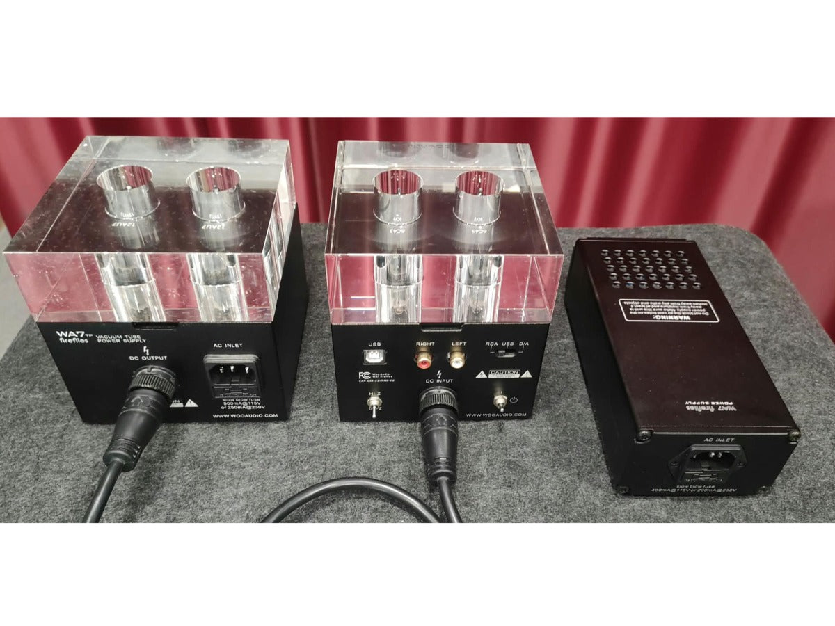 Woo Audio WA7 Fireflies Amplificatore per cuffie a valvole con DAC (usato)