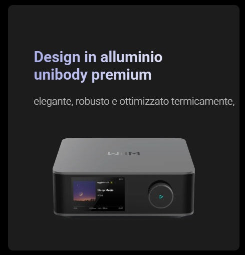 Wiim Amp Ultra - Amplificatore e streamer di rete